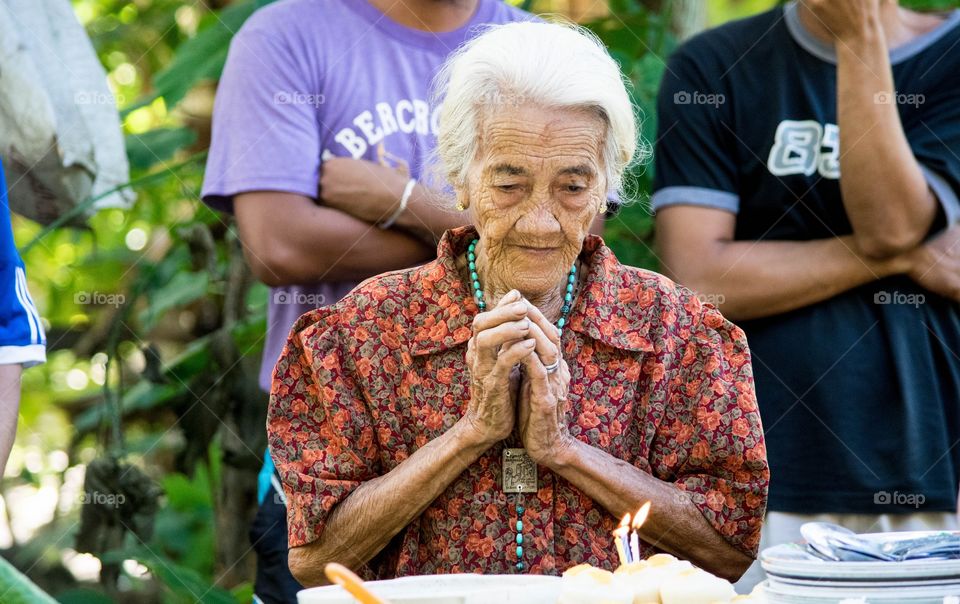 praying elder