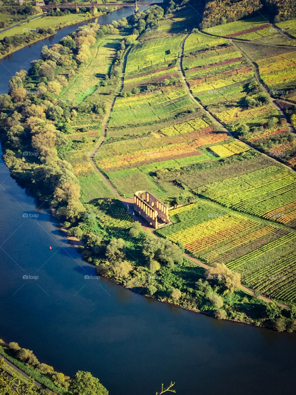 Moselle Landscape top View 