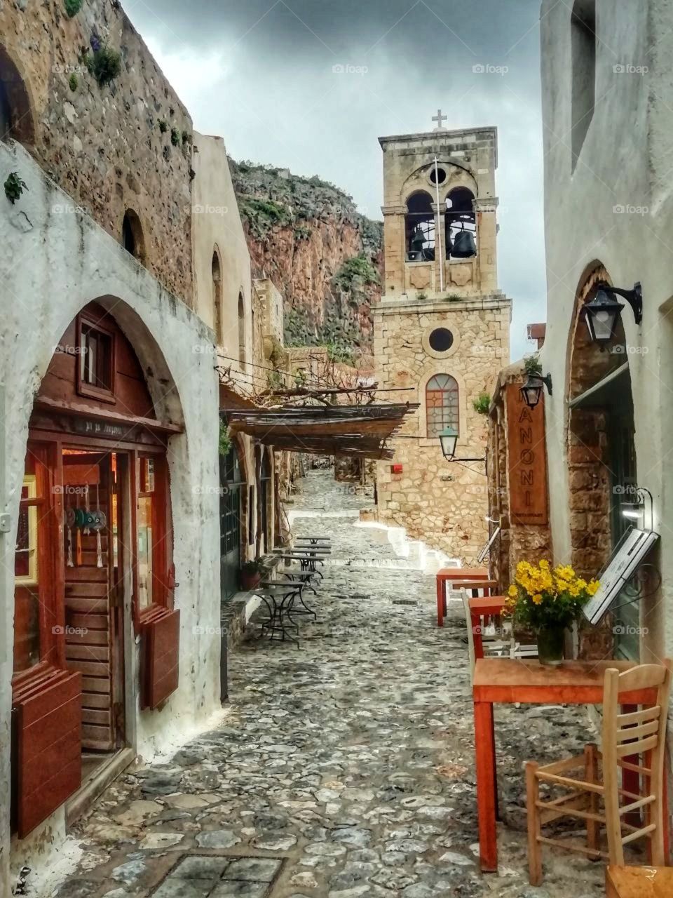 Vintage style in a Greek village!