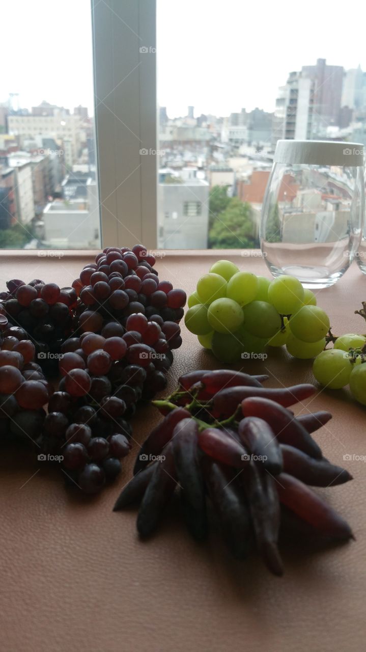 Grapes with a view