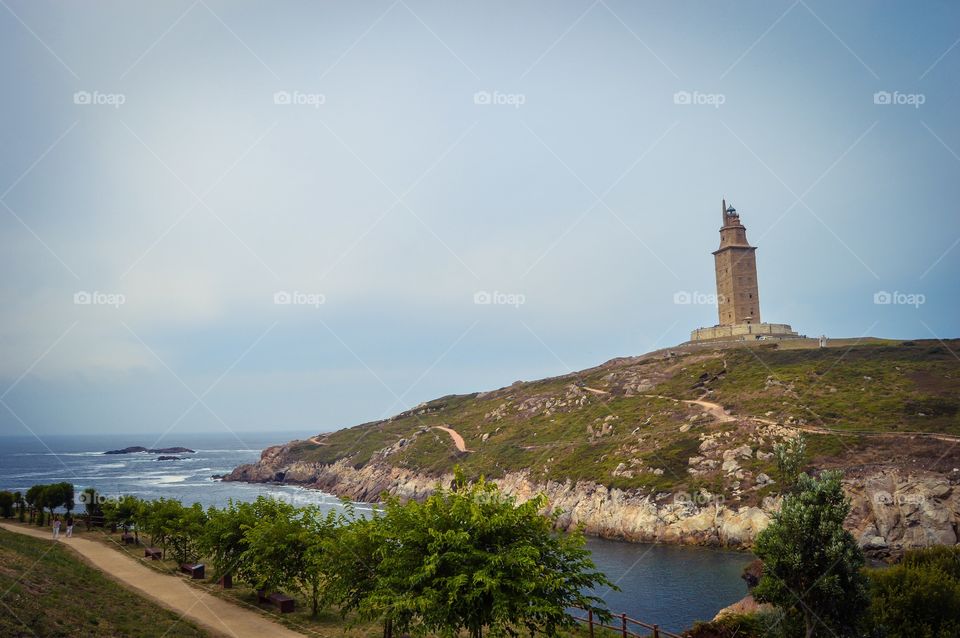 The tower of hercules, a coruna, spain