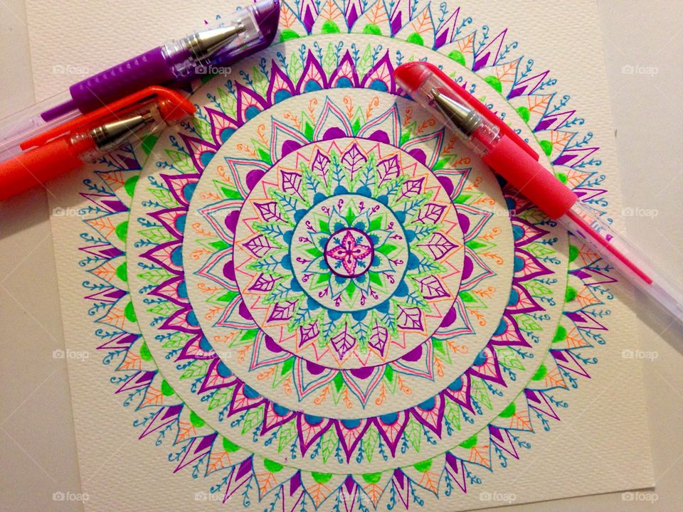 Colorful mandala 