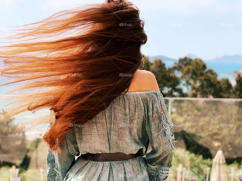 Bright and colorful boost wind hair 