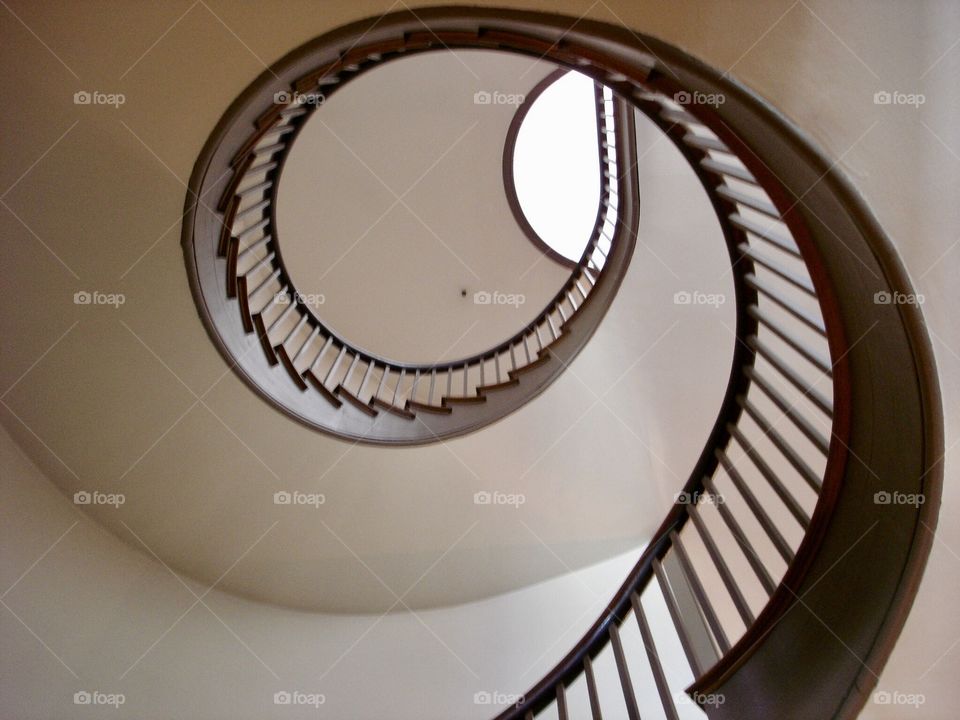 Spiraling Shaker Staircase