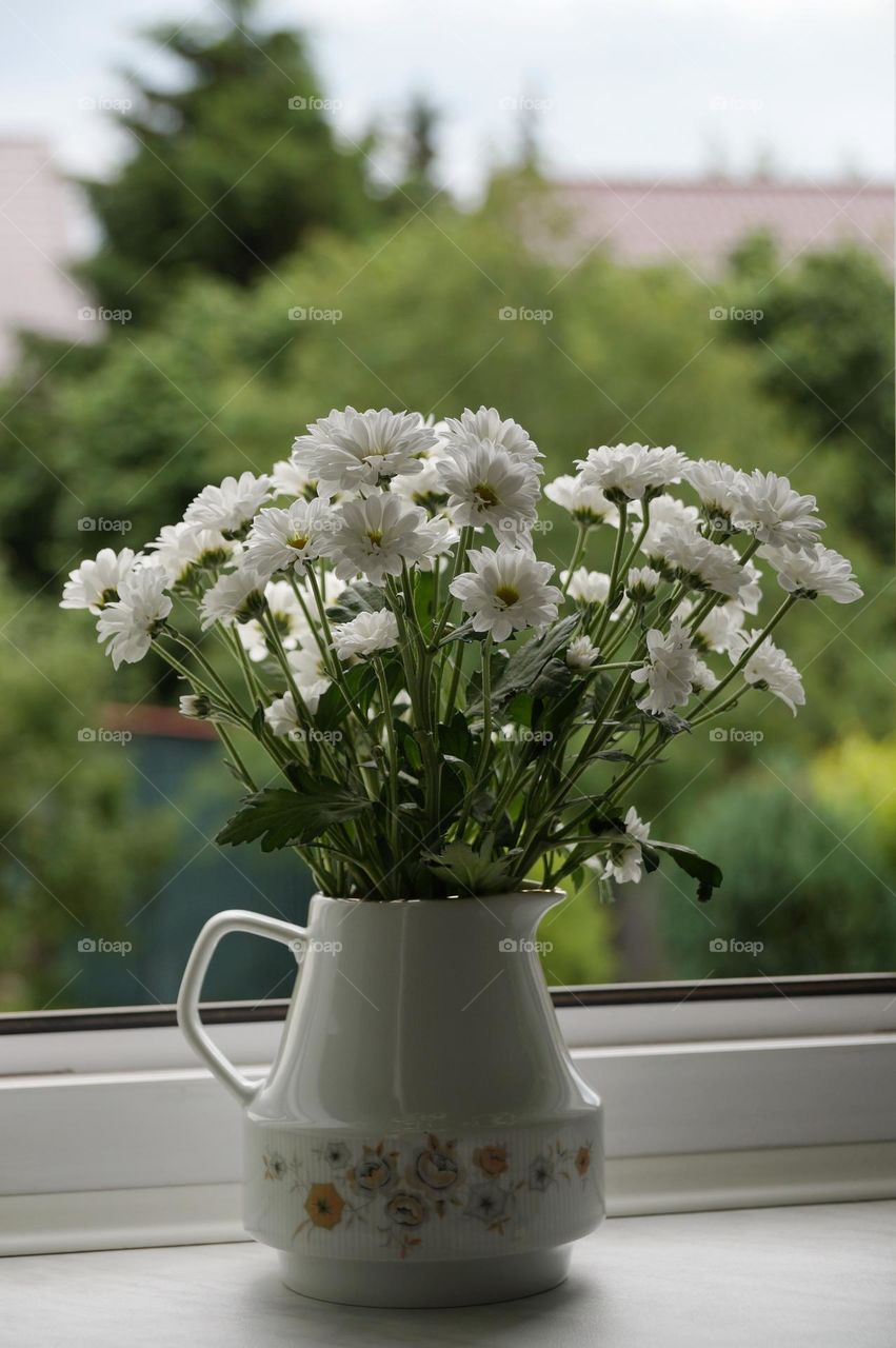 Bouquet of flowers in a vase