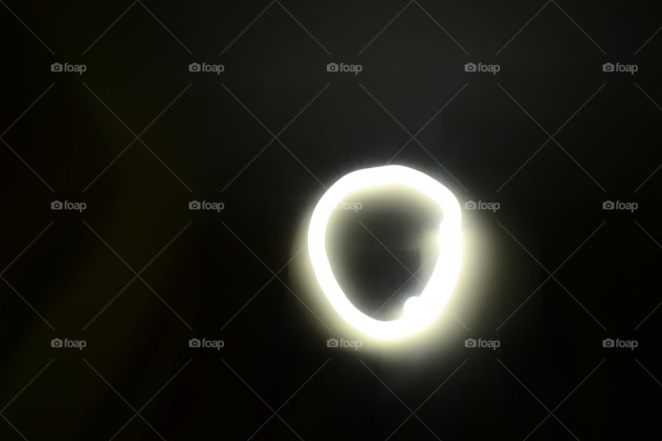 lighting write ,O, foap, lamp