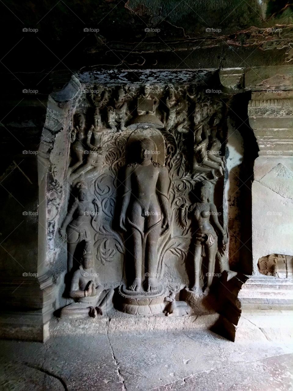 Ellora - Rock cut  - Mahavira