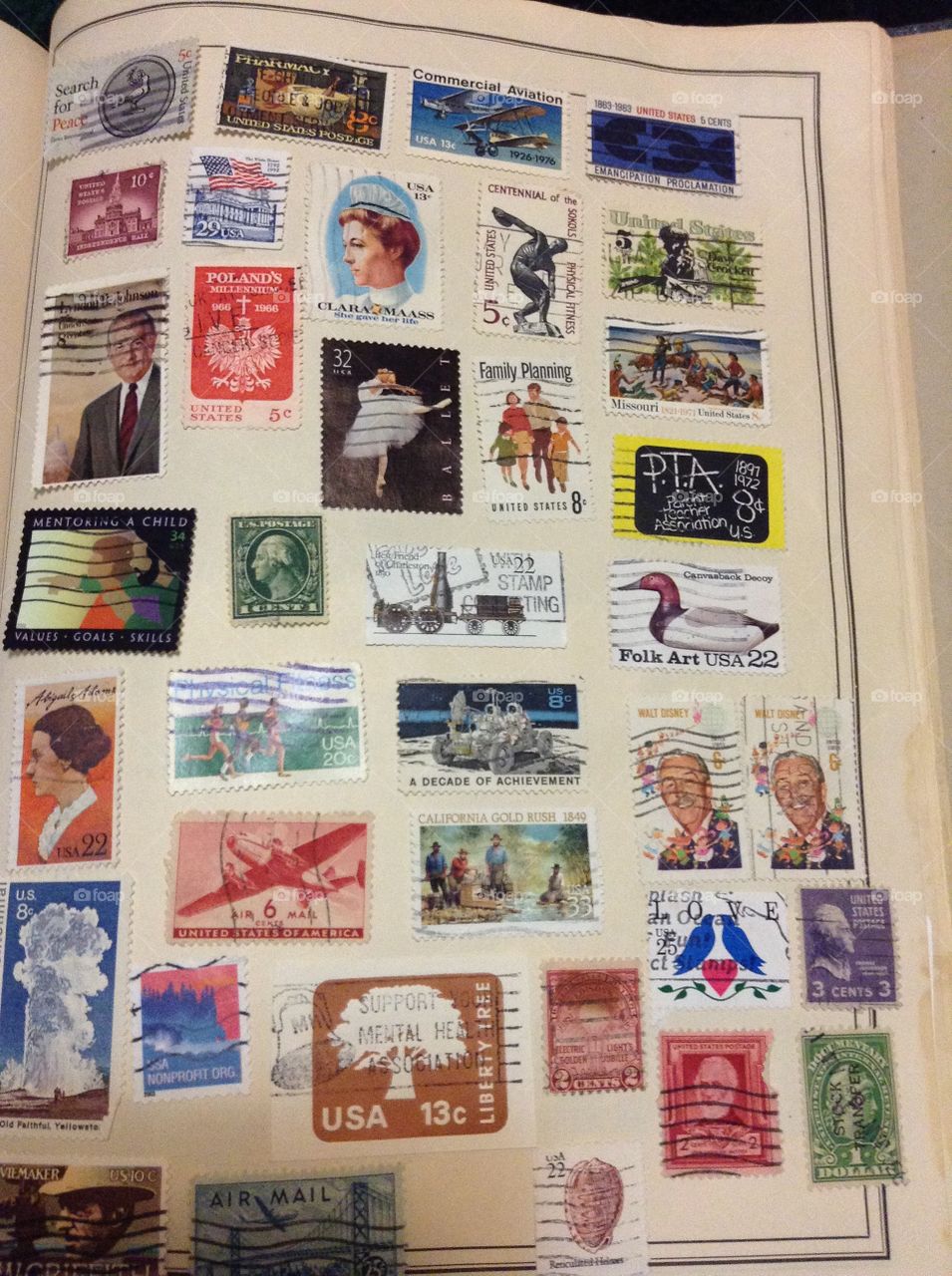Stamp collection  collecting 