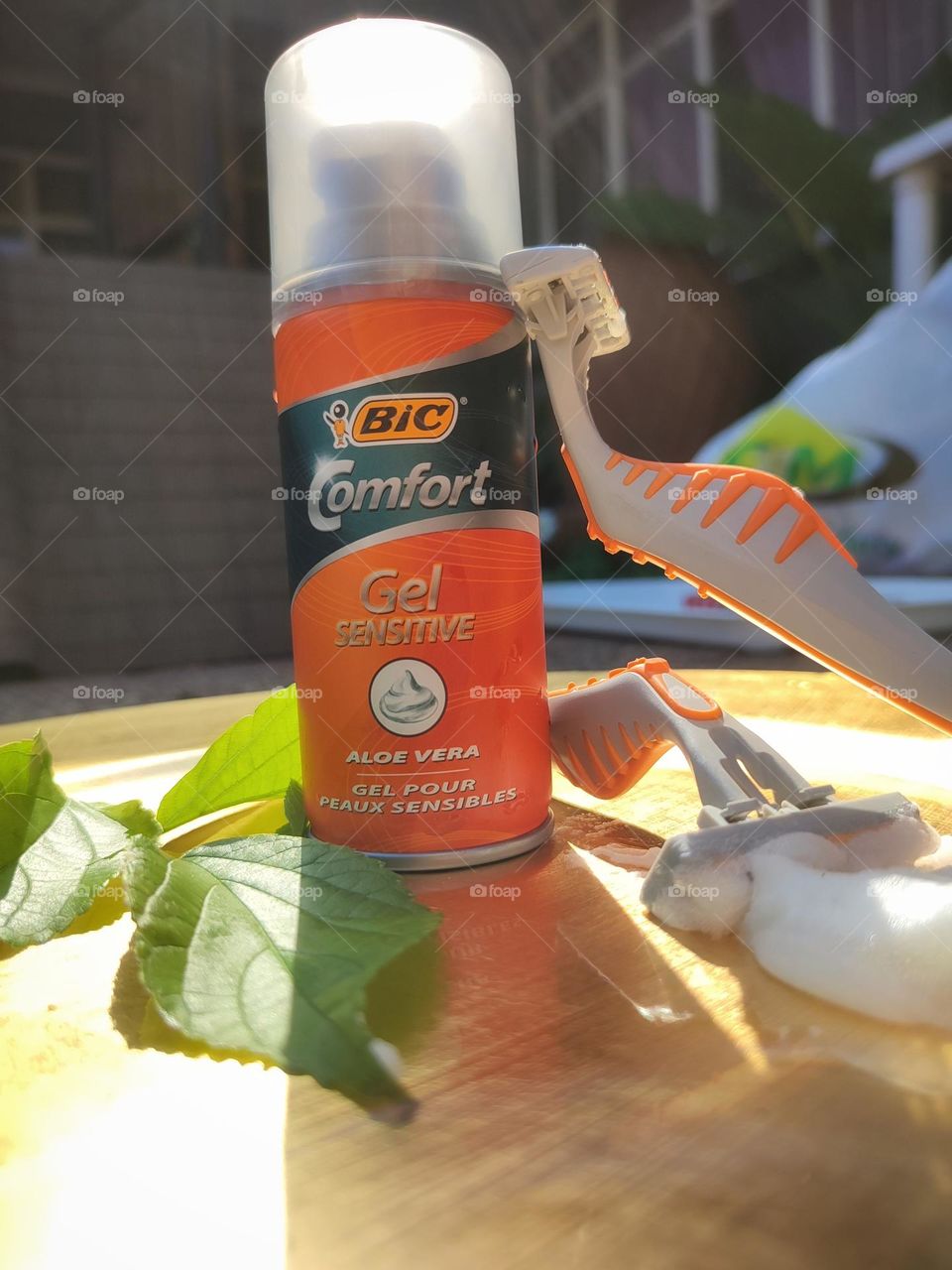 Shaving cream and razors