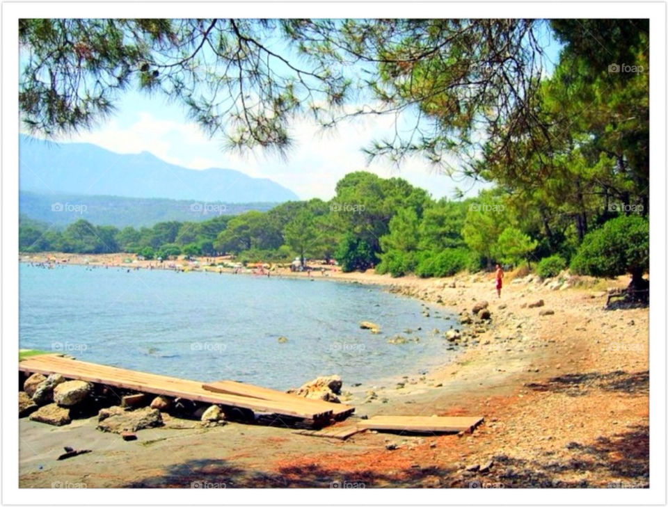 A pictoresque beach in Turkey