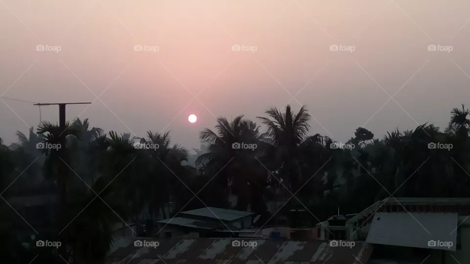 sun set