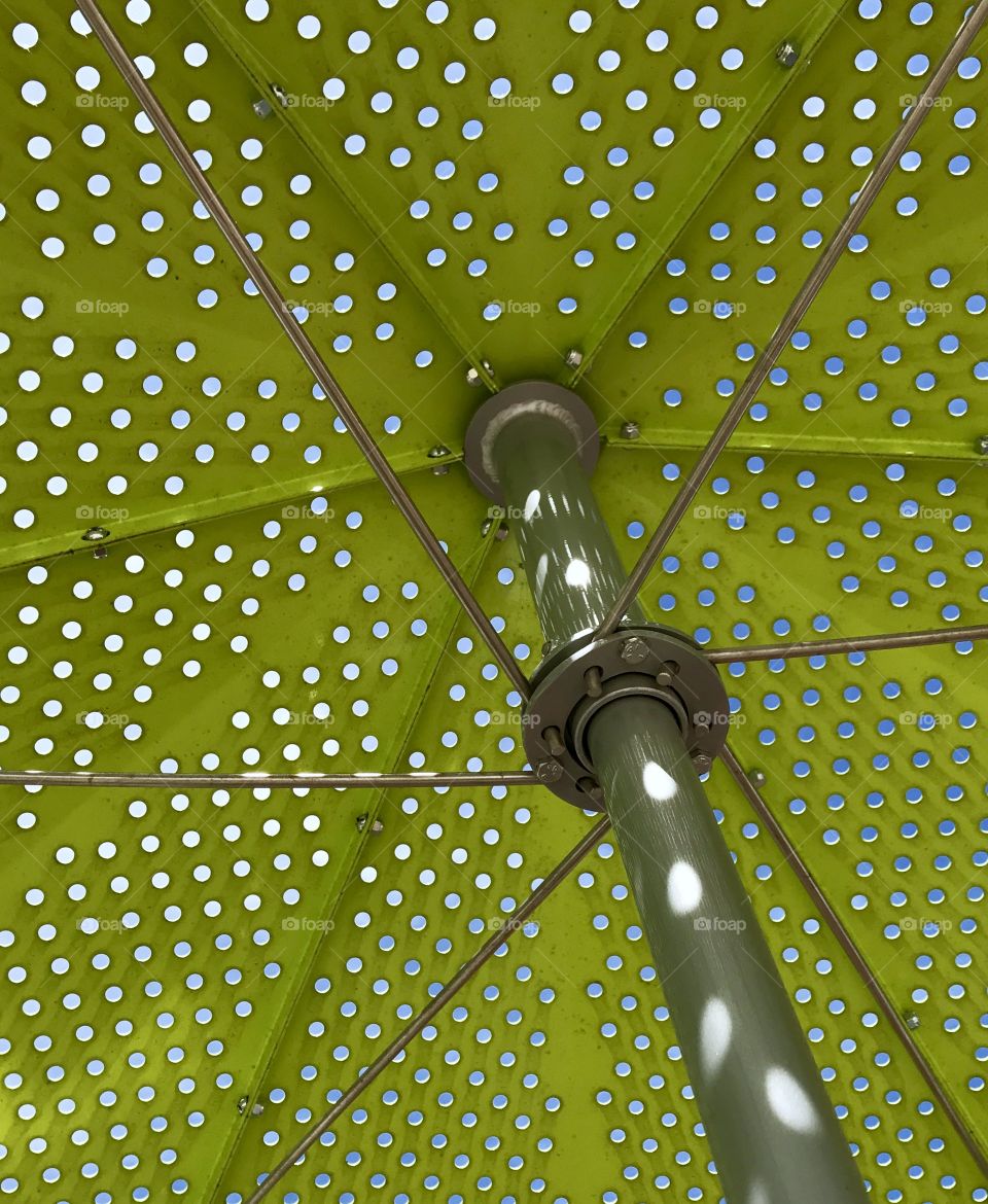 Lime Green Umbrella