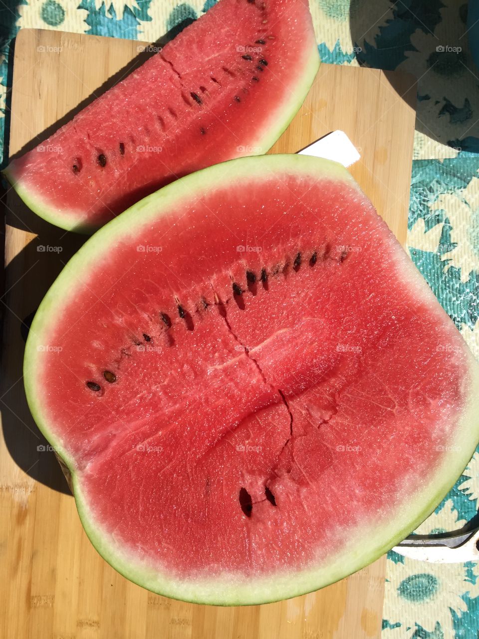 Half watermelon