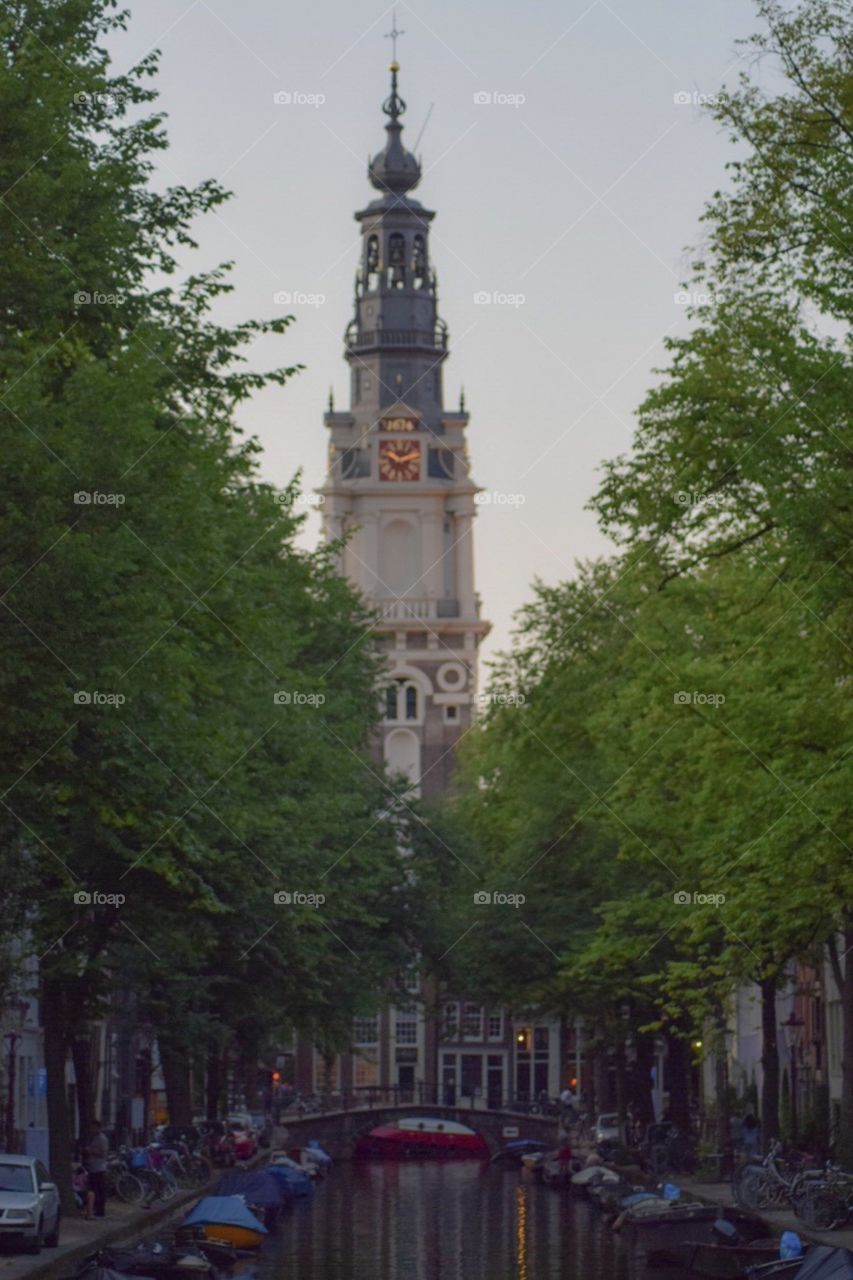 Old church in Amsterdam 