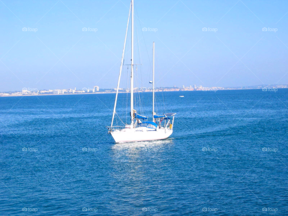 ocean water sea boat by ldatte