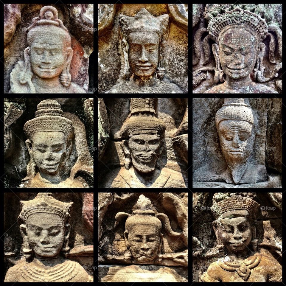 Faces of Angkor 1