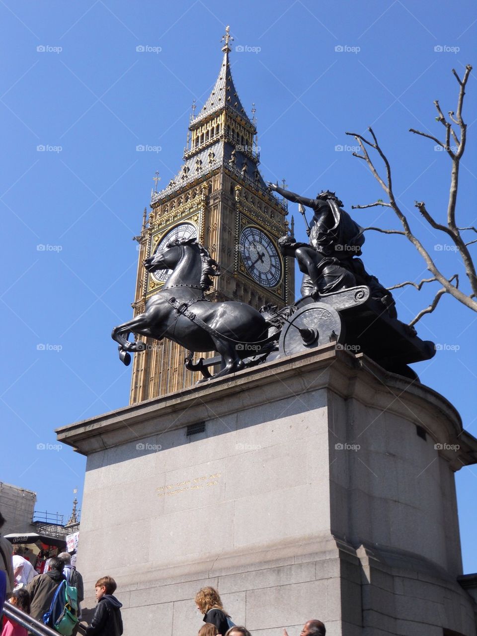 Big Ben from below