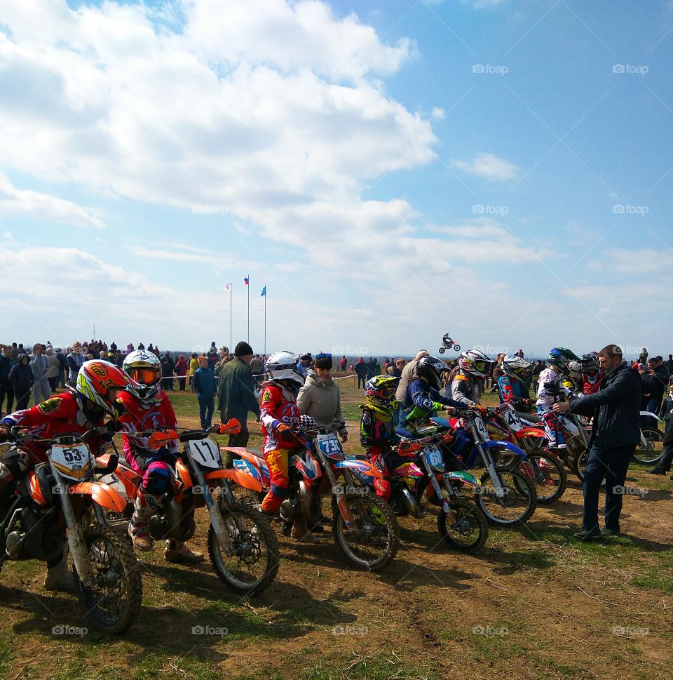 Kids motocross