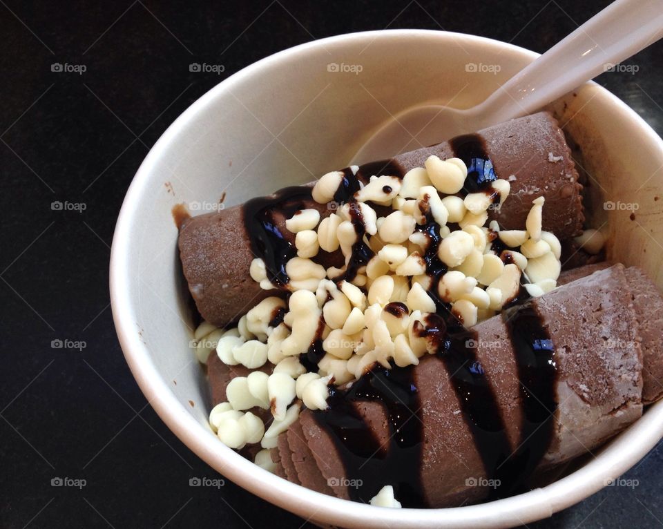 Chocolate Fried Ice Cream