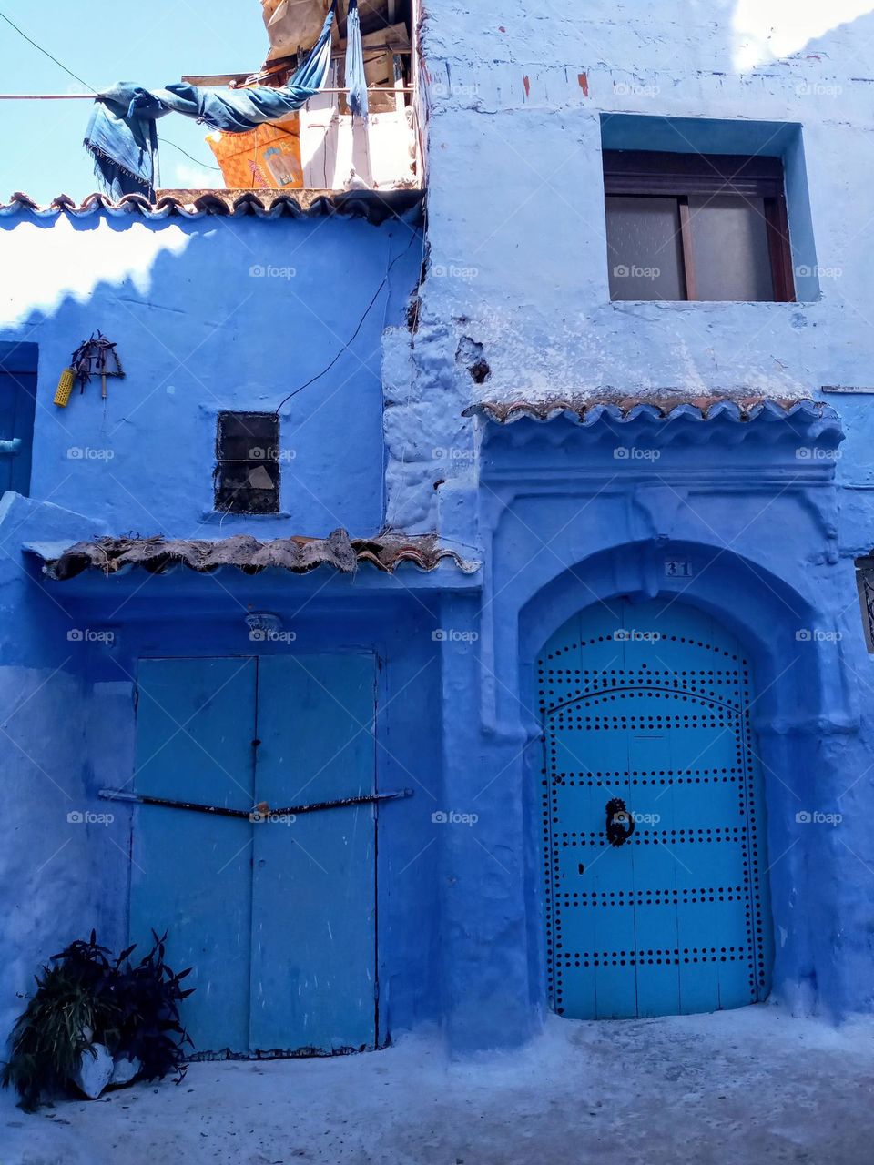 Ancien house's in chefchaouen city of morocco