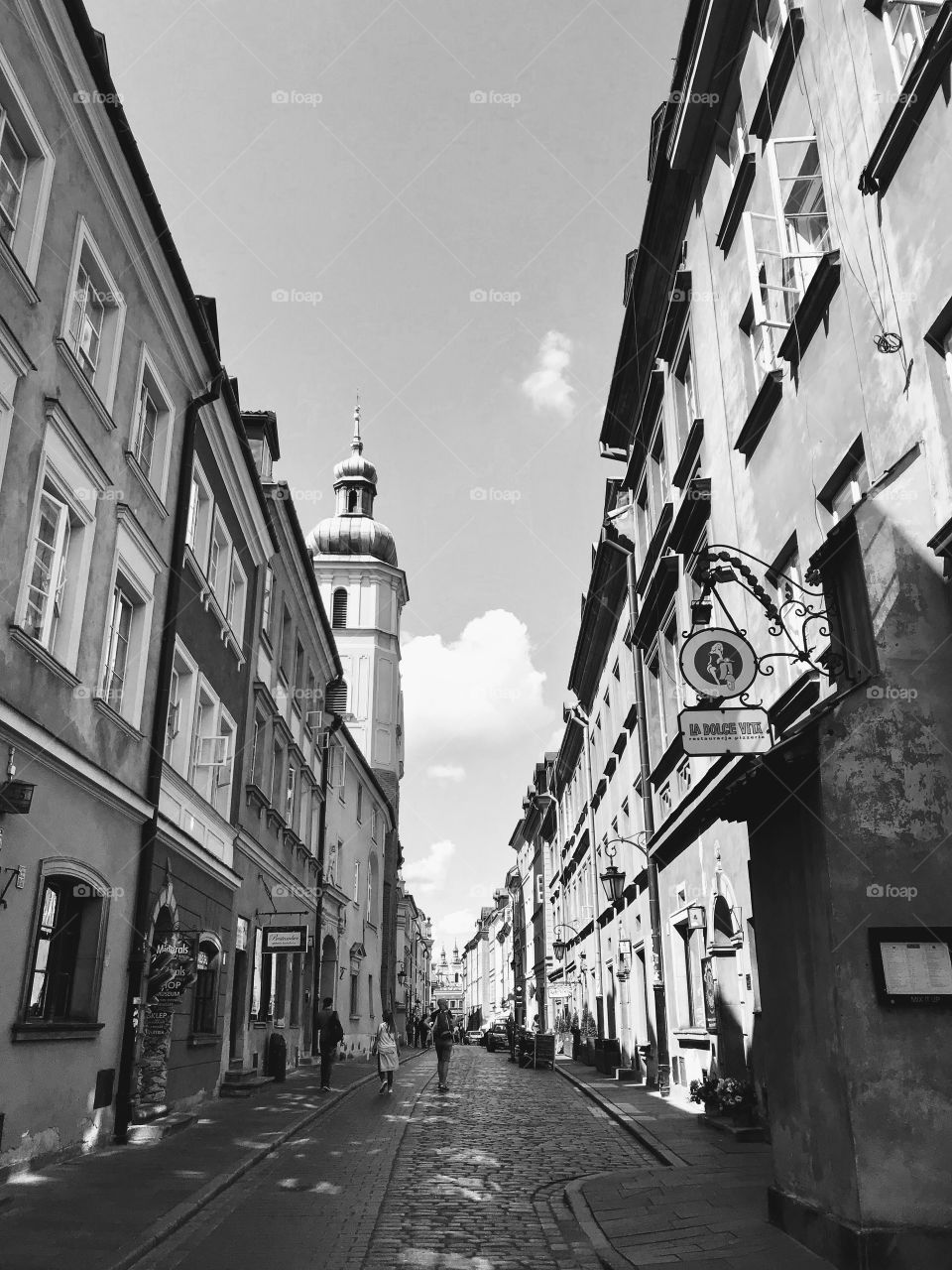 Warsaw old town 