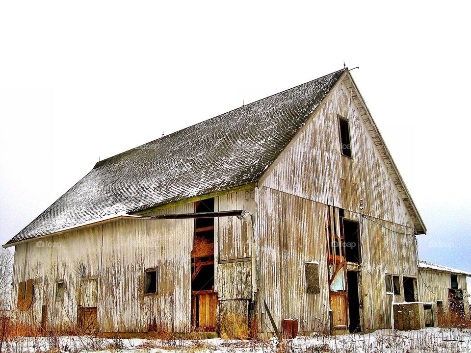 Cool old barn. 