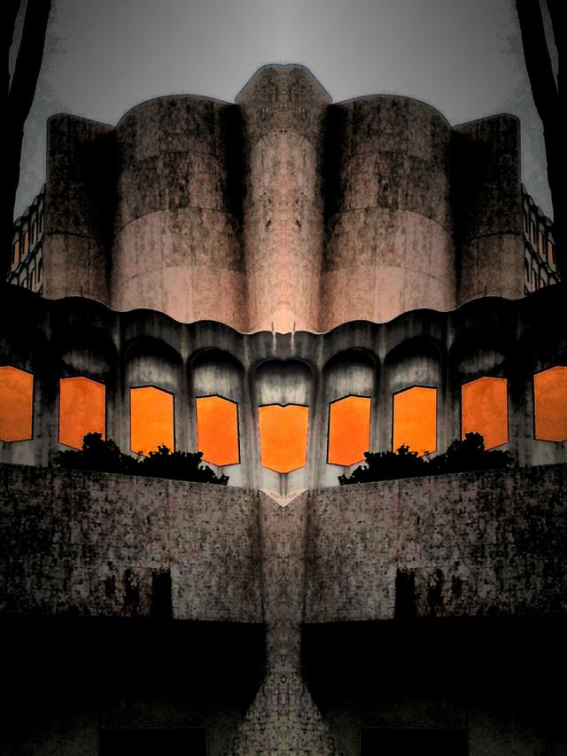 View of ancient fortress building