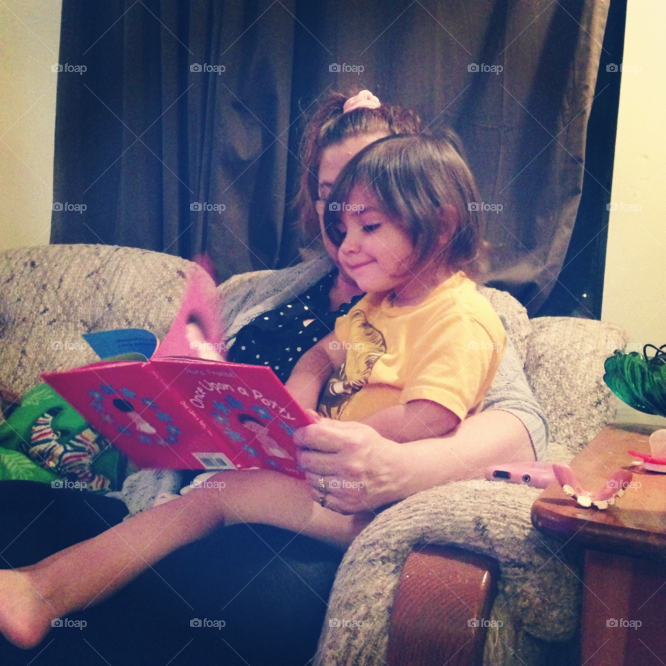 girl book reading nana by alanagwinner