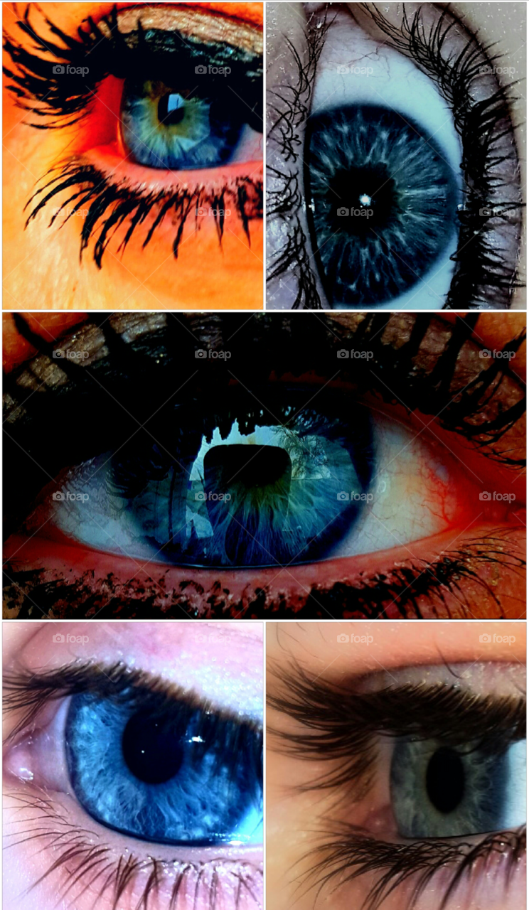 Different shades of the soul. eye