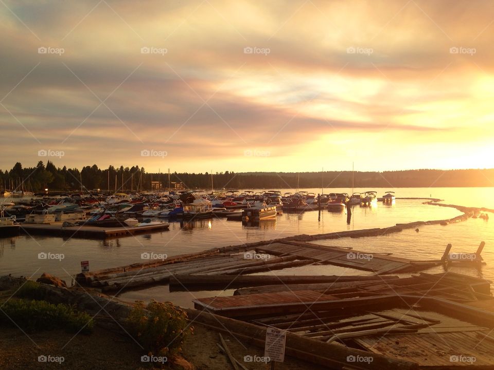 Sunset on the Docks