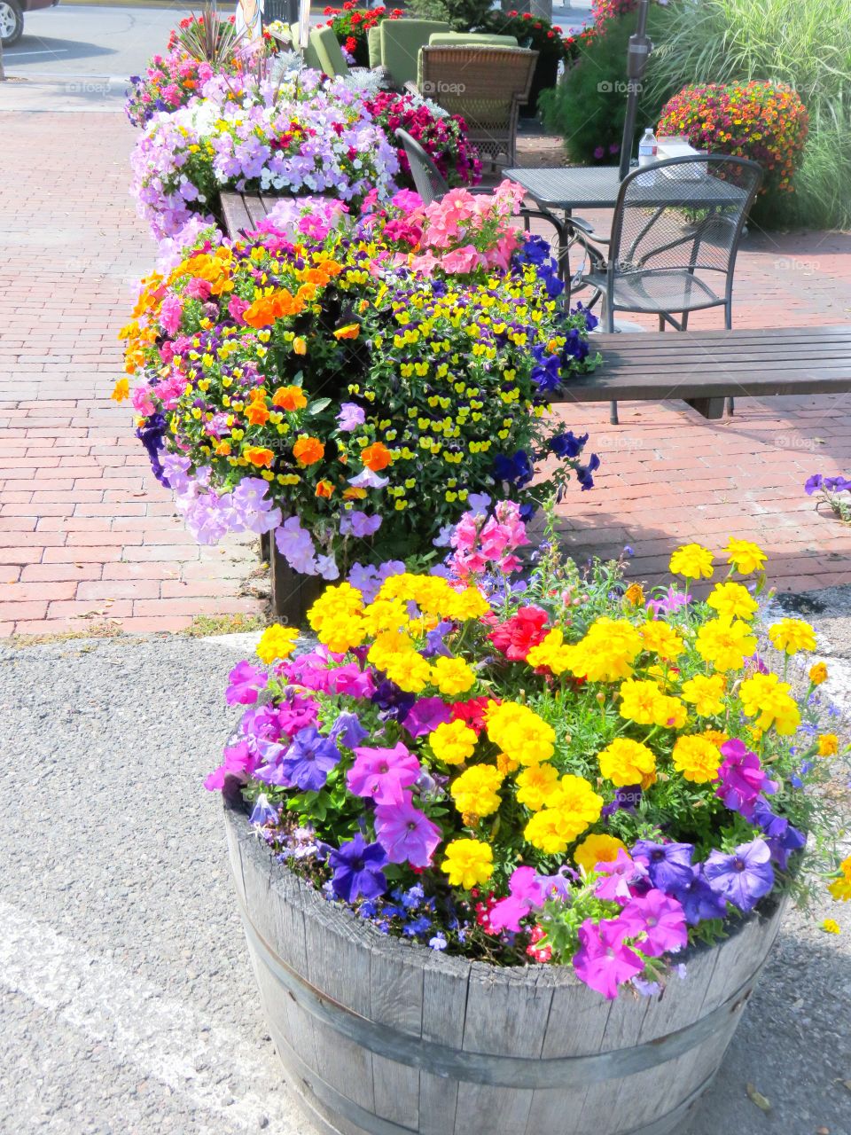 Flower barrels