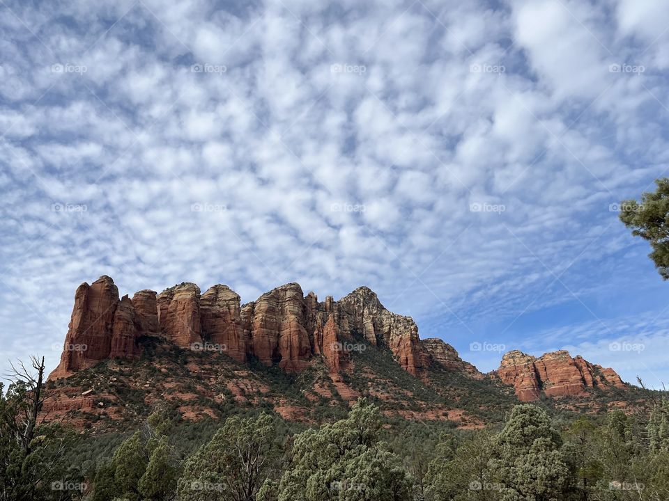 Clouds over Sedona Arizona