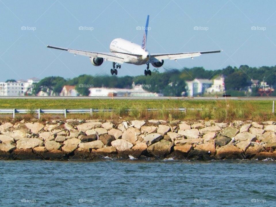Plane taking off