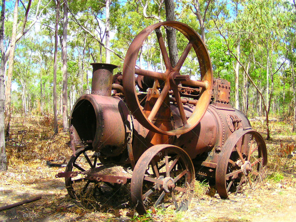 Abandoned gold mine, Australia.