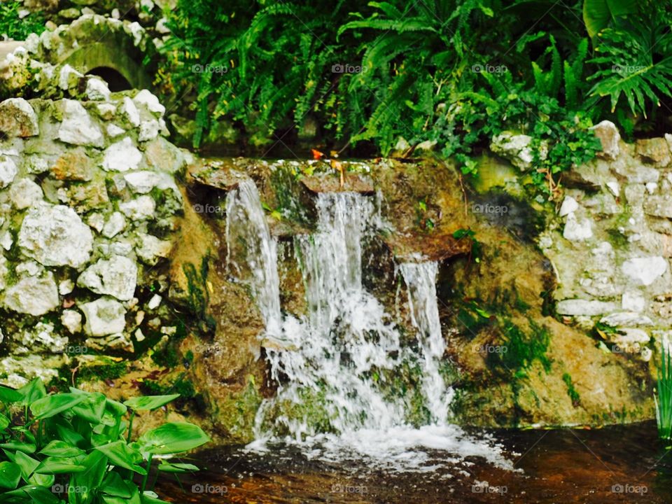 Waterfall, water, peaceful 