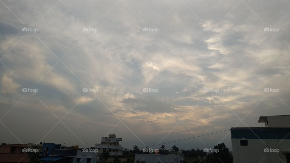 Sunset clouds