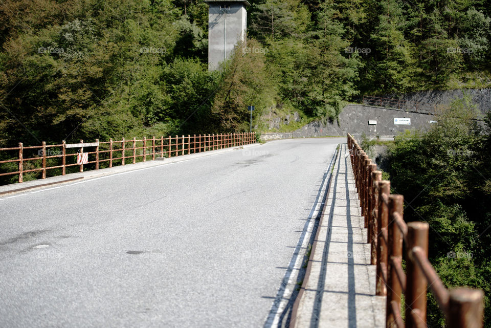 Street Valvestino Lake