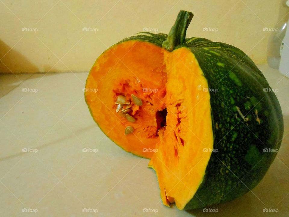 Cut Pumpkin