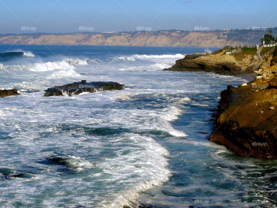 beach ocean water wave by refocusphoto