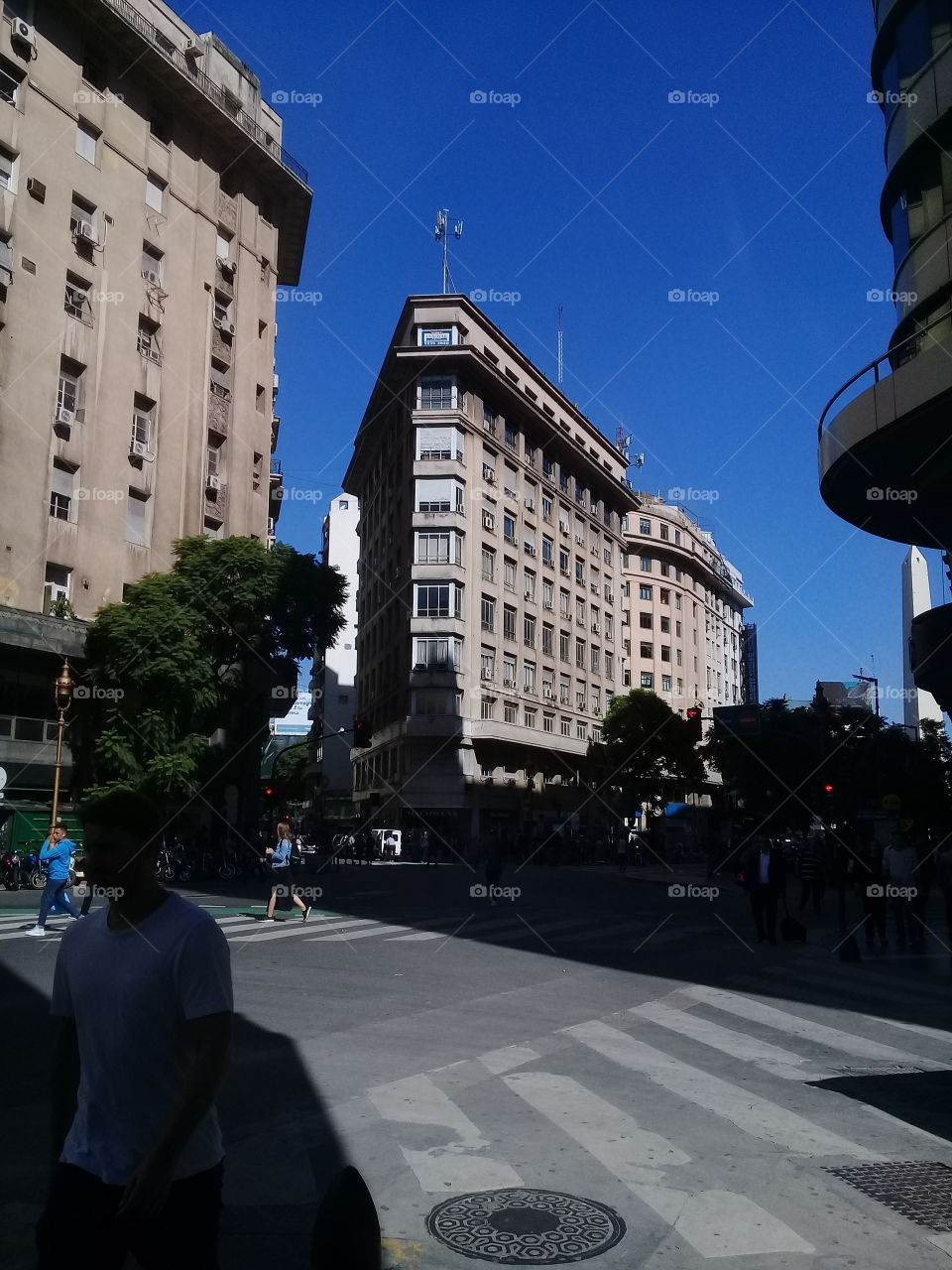 imagen de edificios típicos del micro centro porteño.  Ciudad Autónoma de Buenos Aires.