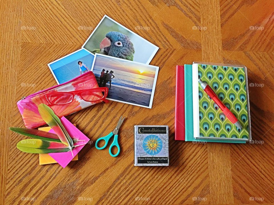 Desktop from above . Desktop from above 