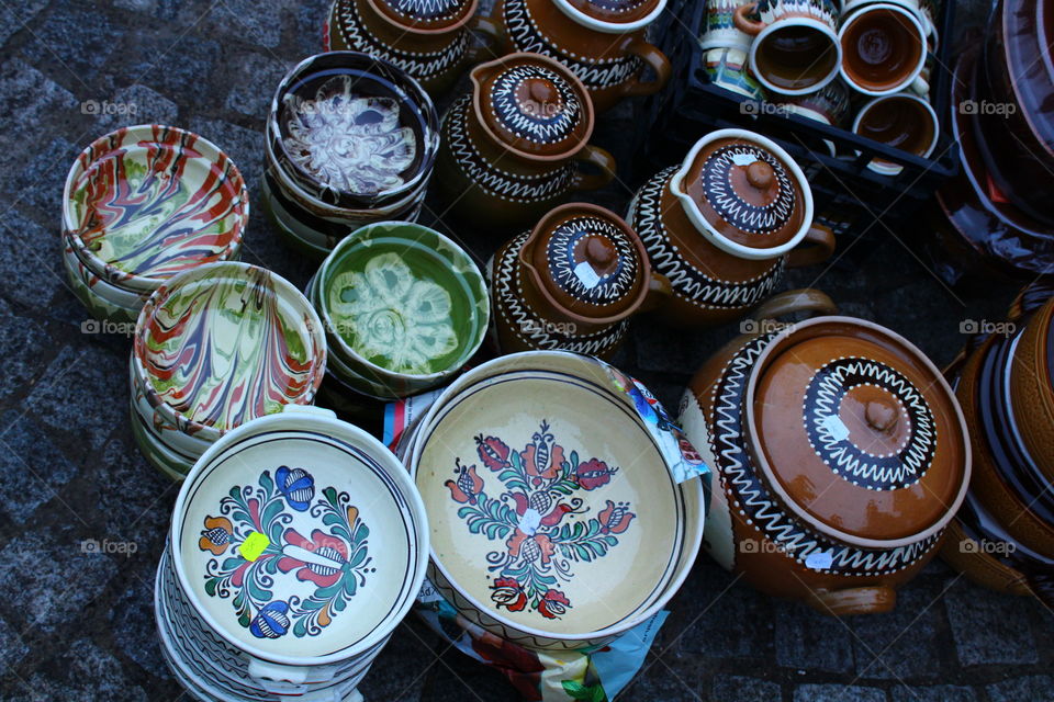 Pottery on sale