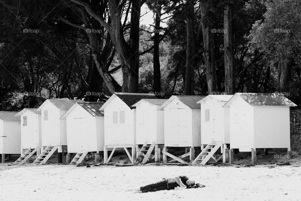 Some beach in Noirmoutiers island 