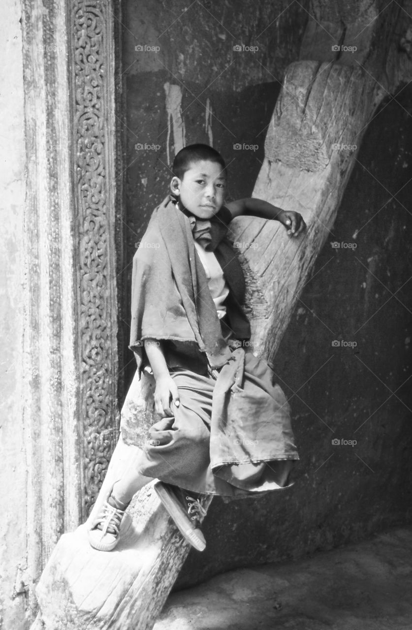 Young Monk portrait