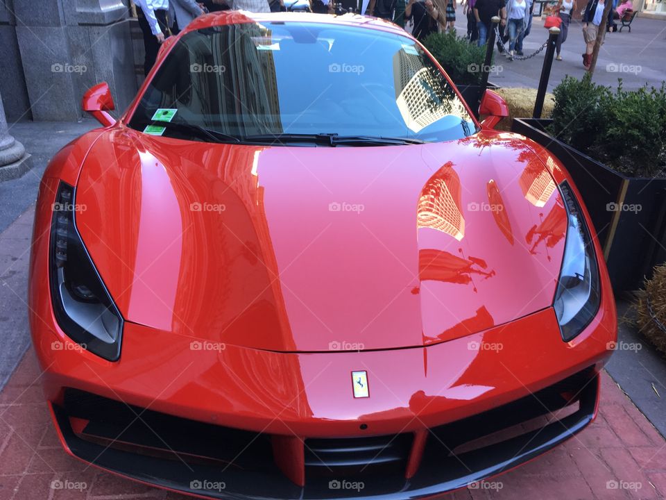 Red Ferrari 