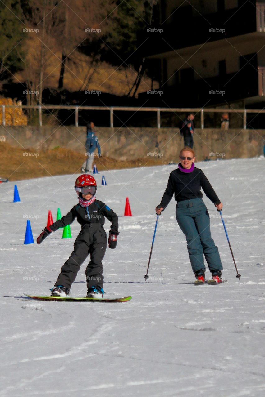 Snowboarding
