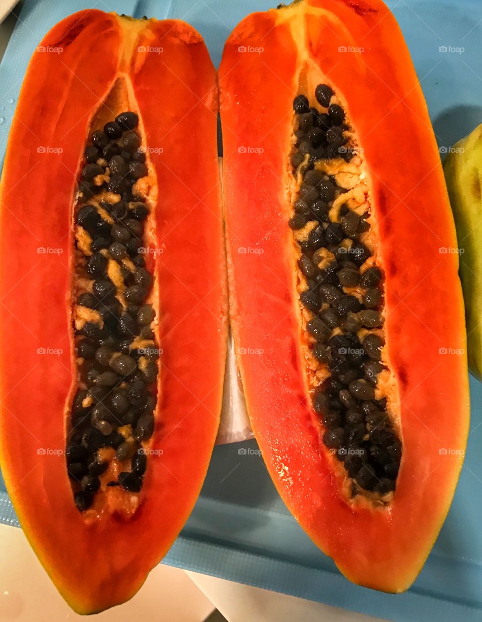 Papaya - brilliant color, yummy fruit... Southeast Asia delicacy, very flavorful 