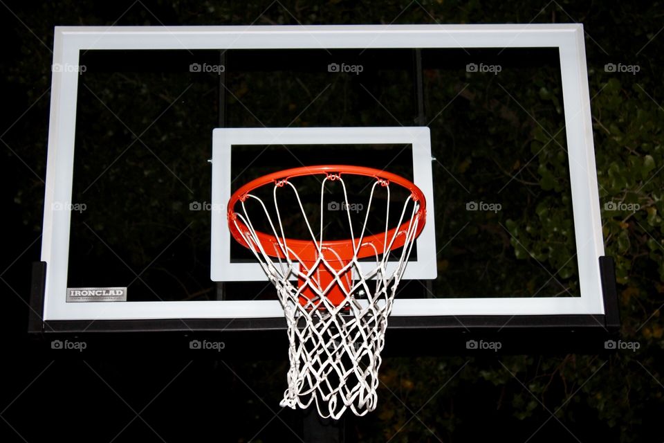 Nighttime basketball