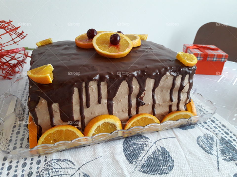 orange cake, orange cake