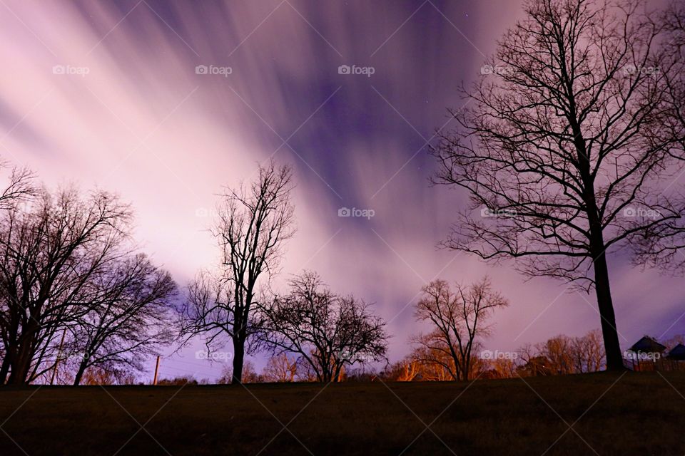 When you use a slow shutter with fast clouds it really gives it som character 